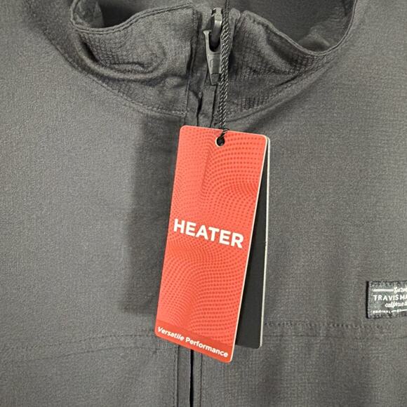Travis Mathew Heater Series Wanderlust 1/4 Zip Jacket Mens XL Black NWT - Picture 6 of 11